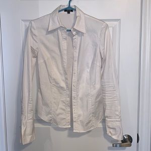 White womans dress shirt